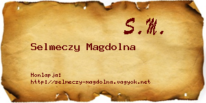 Selmeczy Magdolna névjegykártya